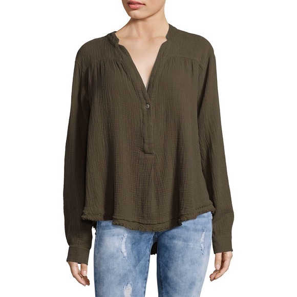 Free People Tops - Free People | Green Changing Horizons Pullover